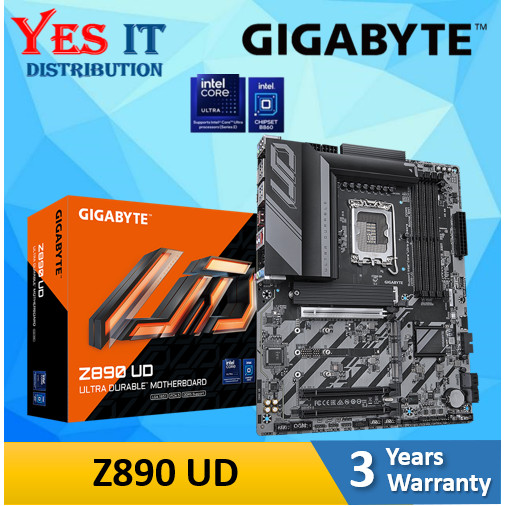 Gigabyte Z890 UD USB4 DDR5 Intel LGA 1851 ATX Motherboard + Ultra 5 7 9 ...