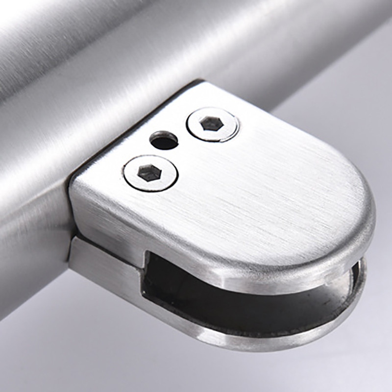 [ndr] 304 Stainless Steel Glass Clamp Bathroom Fish Mouth Clamp Stair ...