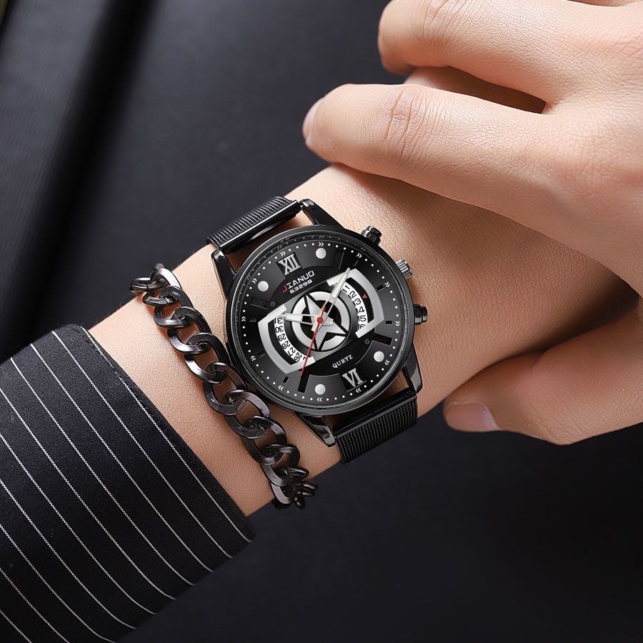 [Ready stock] Quartz Watch Quartz Men's Watch 40mm High-Tech Korean ...