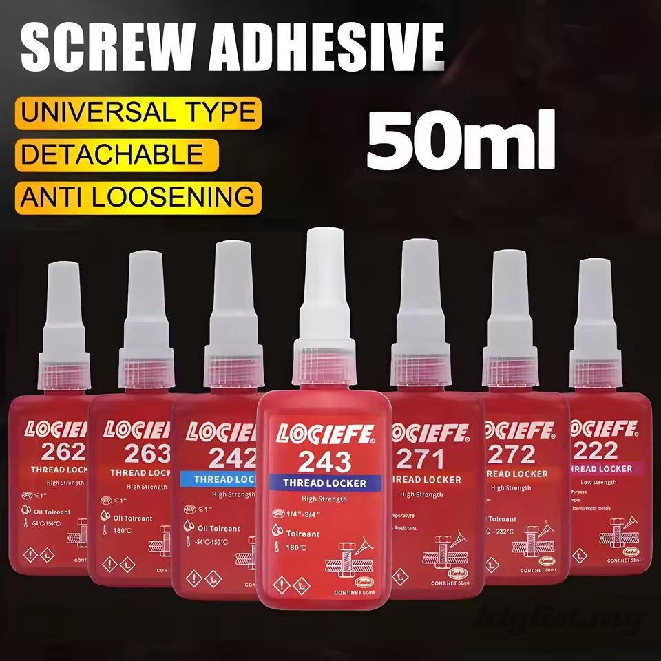 ღ 50ml Threadlocker Screw Glue Quickly Cured Thread Locking Agent ...