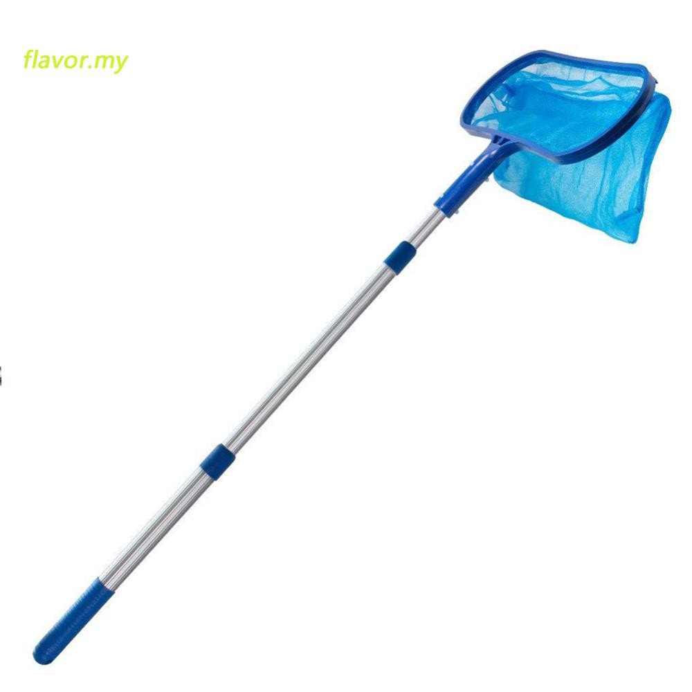 46-105cm Telescopic Leaf Skimmer Swimming Pools Skimmer Net Rubbish ...