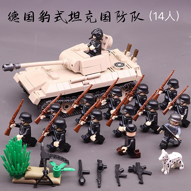 New Compatible Lego Building Blocks World War II German Mini Exquisite ...