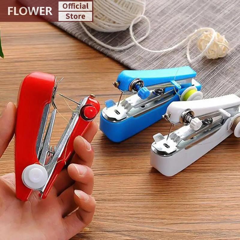 FOF 1 Set Mini Sewing Machine Fast Stitch Labor-saving Fabric Clothes ...