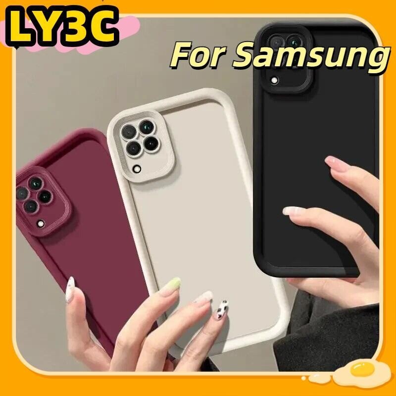 For Samsung Galaxy A12 Case Samsung A12 M12 F12 A22 4G M32 M22 A22 5G Cover  Liquid Silicone Shockproof Back Cover Samsung A12
