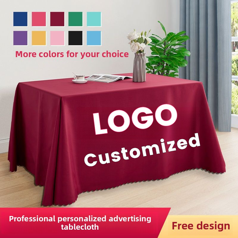 Tablecloth Customized LOGO Text Pattern Photo Picture Printing ...