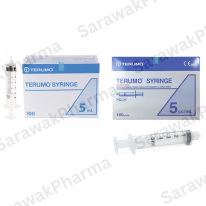 Terumo Syringe 5ml 100's units (one box) | Shopee Malaysia