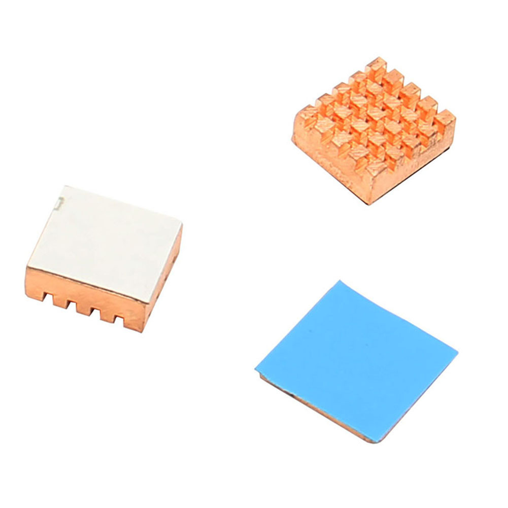 3pcs Copper Metal Heat Sink Cooler Heatsink Radiator for Raspberry Pi ...