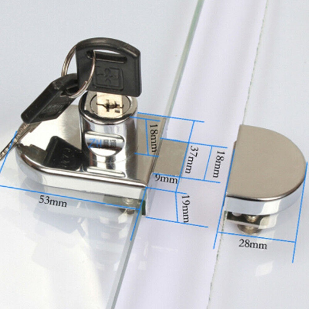 [WELV] Class Cabinet Display Case Lock Single Double Glass Door ...