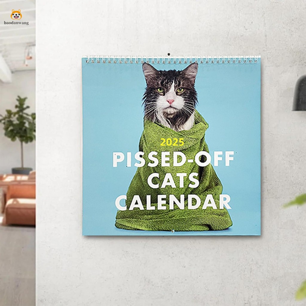 funny-2025-pisses-off-cats-calendar-standard-annual-monthly-wall