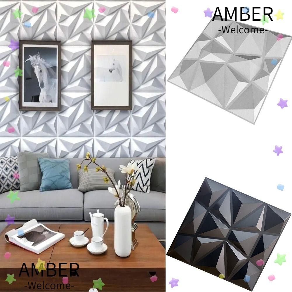 AMBER1 Wall Sticker, Decorative Waterproof Wall Panel, Wall Renovation ...