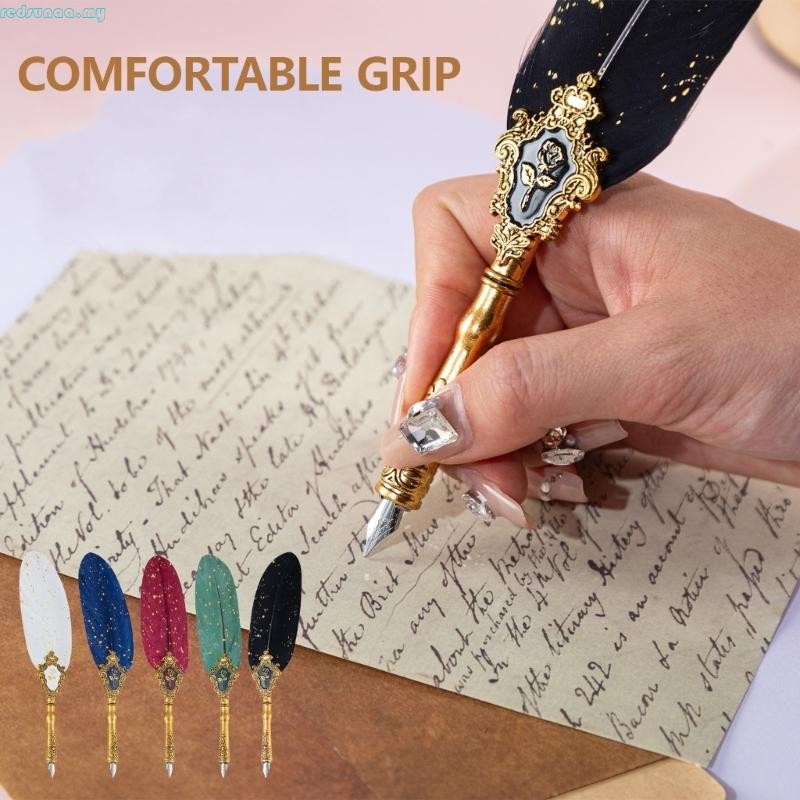 redsunaa Vintage Dip Pen Calligraphy Dip Pen for Beginner Art ...