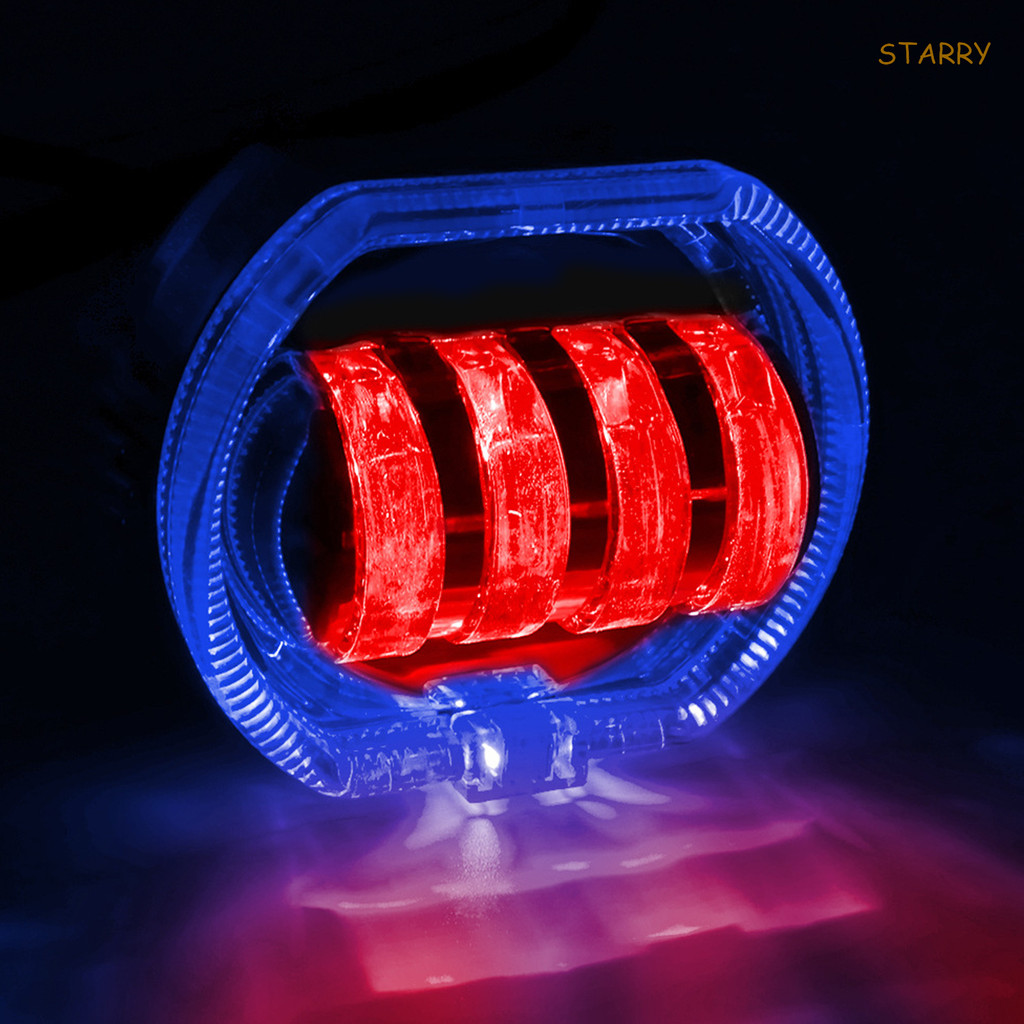 Motorcycle Modified LED Headlights With Built-In 4-Bead Dual Aperture ...