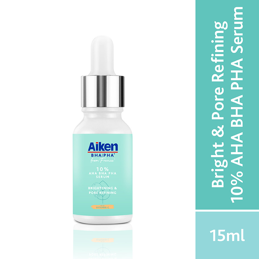 AIKEN 10% AHA BHA PHA Serum 15ml | Shopee Malaysia