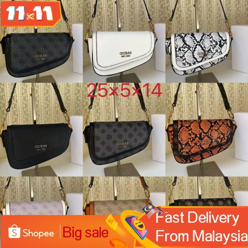 GUE S 2022 Fashion Saddle Bag Armpit Bag Ladies Shoulder Bag VB837620 Shopee Malaysia