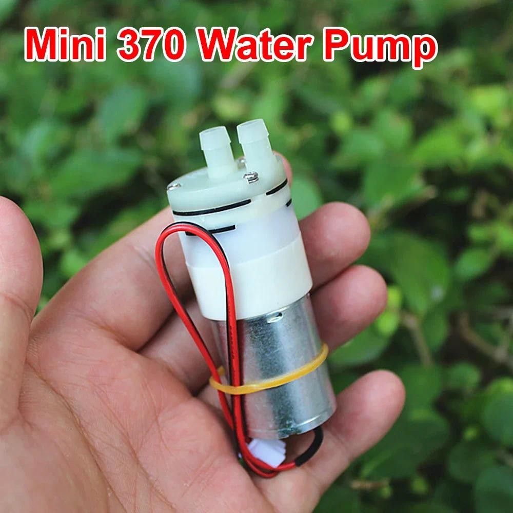 Miniature High-Pressure Jet Water Pump – 3.7V-5V DC – Lightweight Cleaning Pump With Metal Piston – Peristaltic & Piston Air Pump Combo