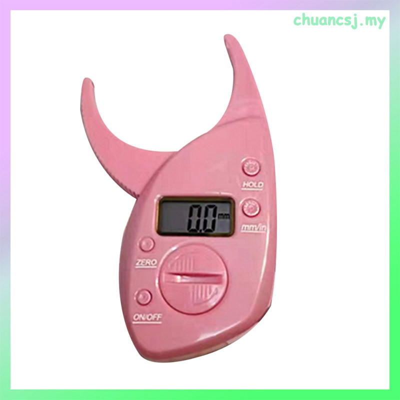 Body Fat Caliper Boday Tester Measuring Instrument Skinfold Handheld ...