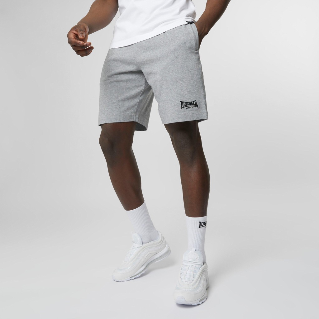 Lonsdale Mens Jersey Lounge Shorts Light Heather Sports Direct Shopee Malaysia