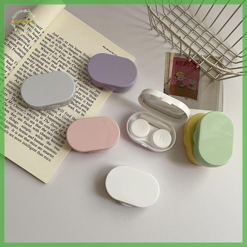 12Pcs Colorful Contact Lens Cases - Portable Mini Lens Storage For Travel & Daily Use (Multi-Color)