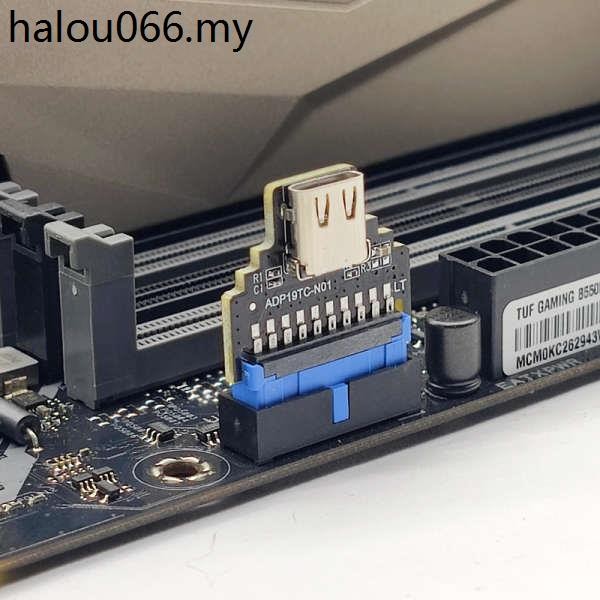 Usb3.0/3.2 Adapter 19P/20P IDC to USBA Female TYPE-C Port Internal ...