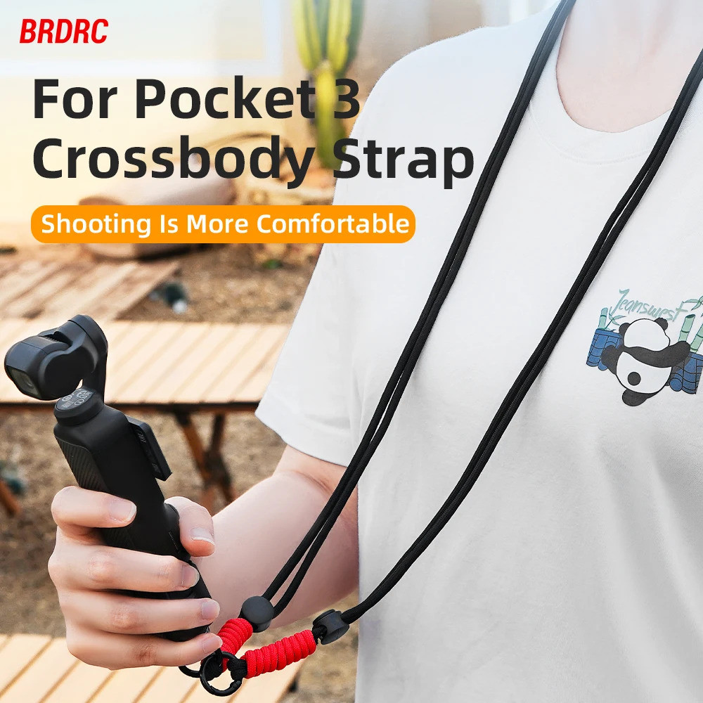 BRDRC Neck Strap for DJI Pocket 4PRO/4/3/ OSMO NANO 360/ Insta360 360 ...