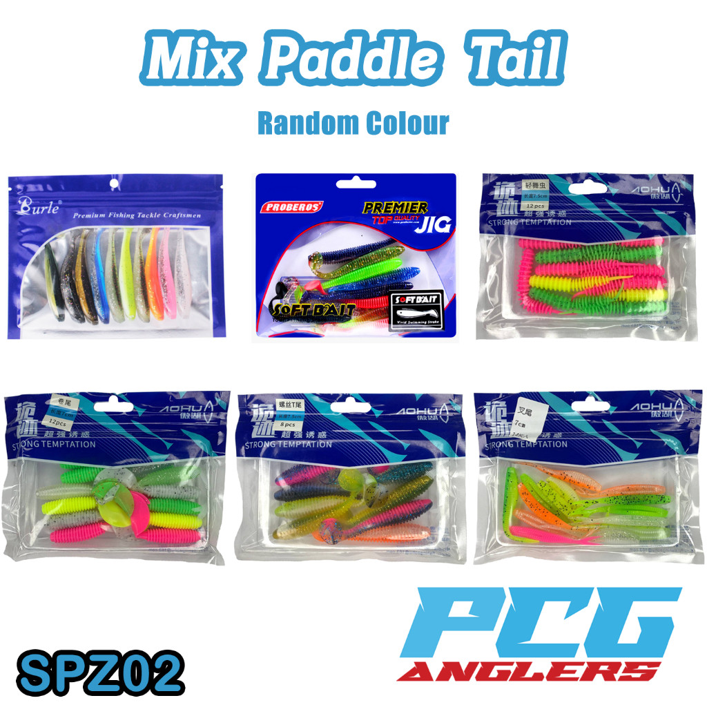 Mix Soft Plastic Random Colour Soft Plastic Sp Fishing Lure Killer ...