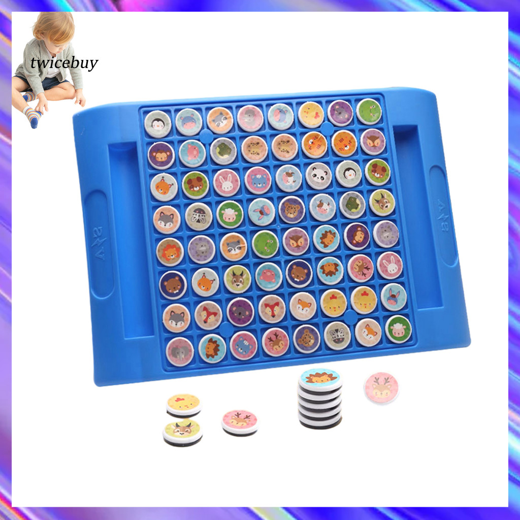 4-Theme Memory Matching Game For Kids - Educational Family Game Night Fun