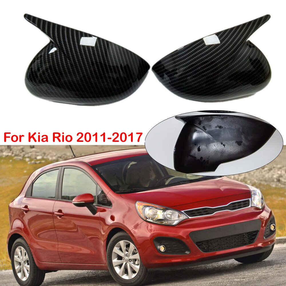 For Kia Rio 2011-2017 Car Sticker Rearview Side Mirror Cover Horn Wing ...