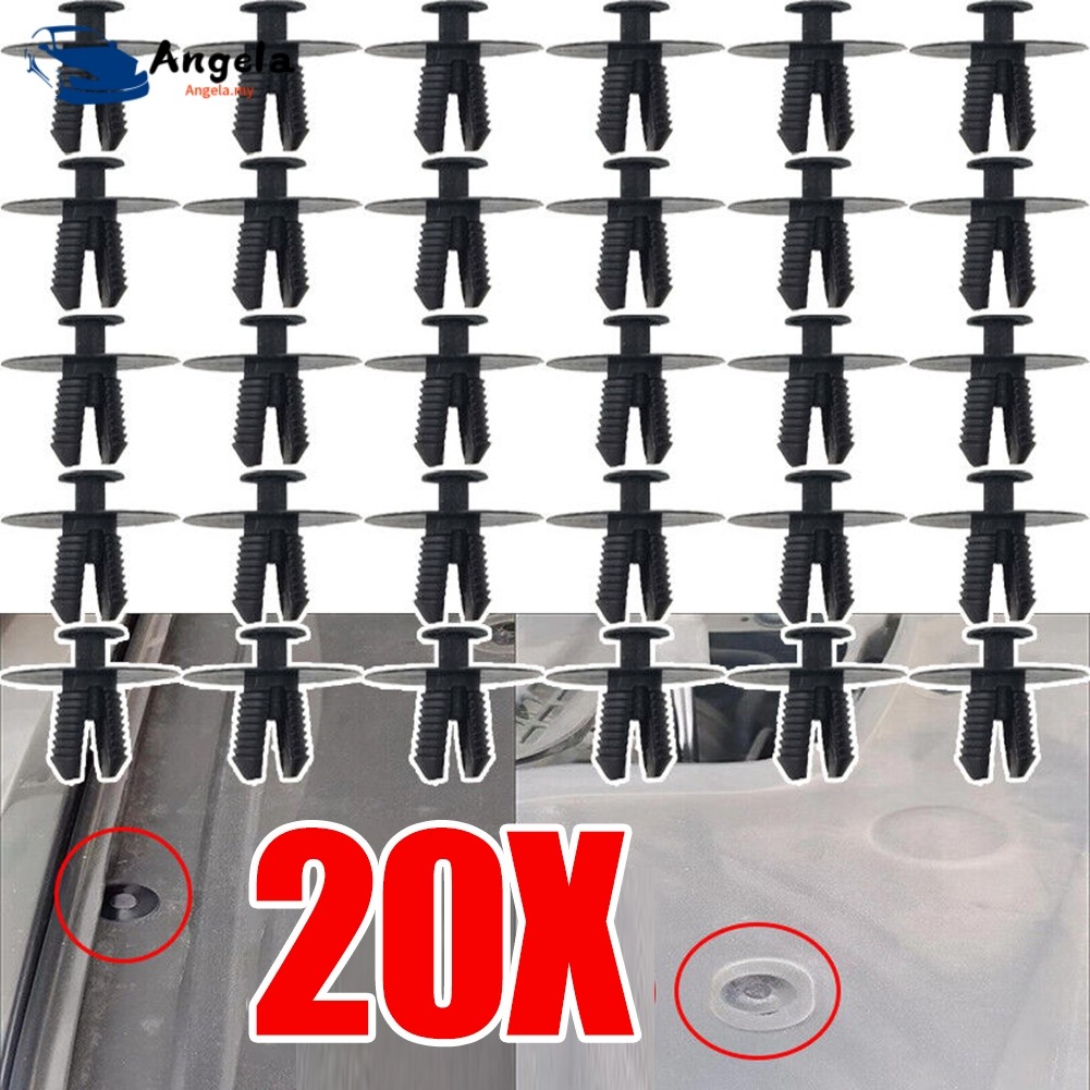 100 Pcs Bumper Trim Door Sill Wheel Arch Clips Rivet Retainer For For BMW 51118174185