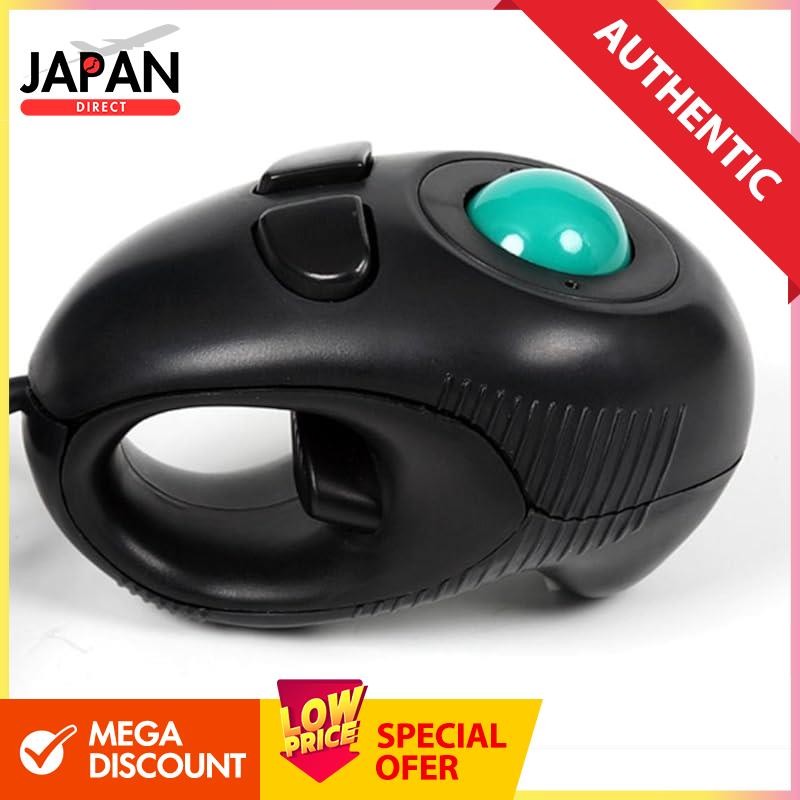 Groovy Handy Trackball Mouse [Analog Sensor] USB Connection Black GM ...