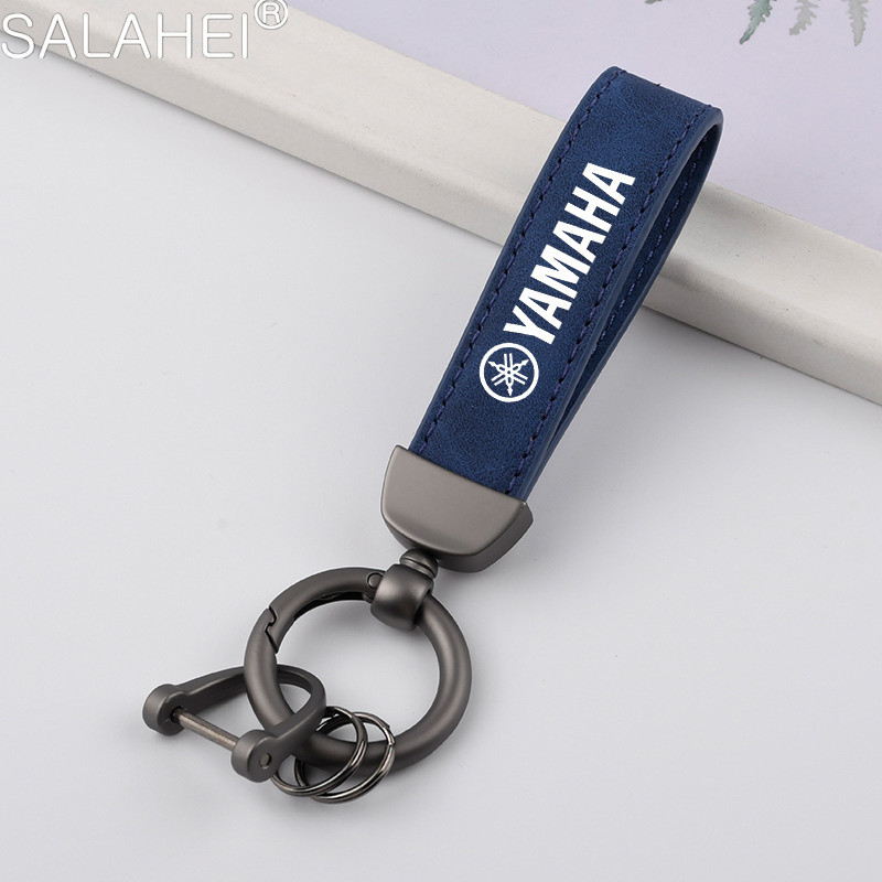 Suede Car Keychain Ring Vintage Leather Zinc Alloy Car Key Chain For ...