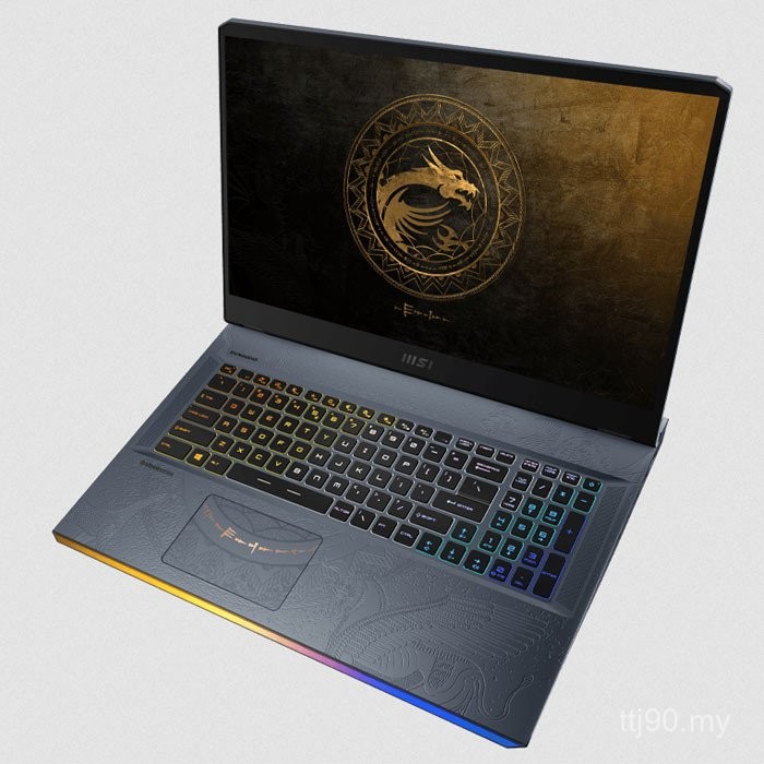 5CgoMSI MSI GE76 Stealth 2 Dragon Soul 360Hz Komputer Riba Permainan i7 ...