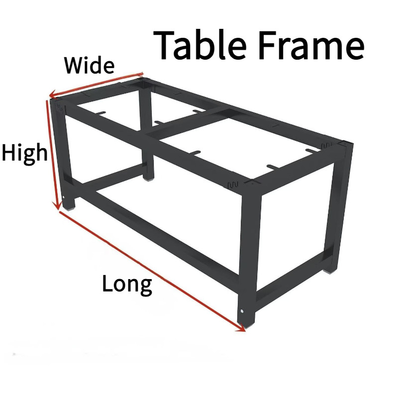 Customized metal table frame workbench packing table leg bracket desk ...