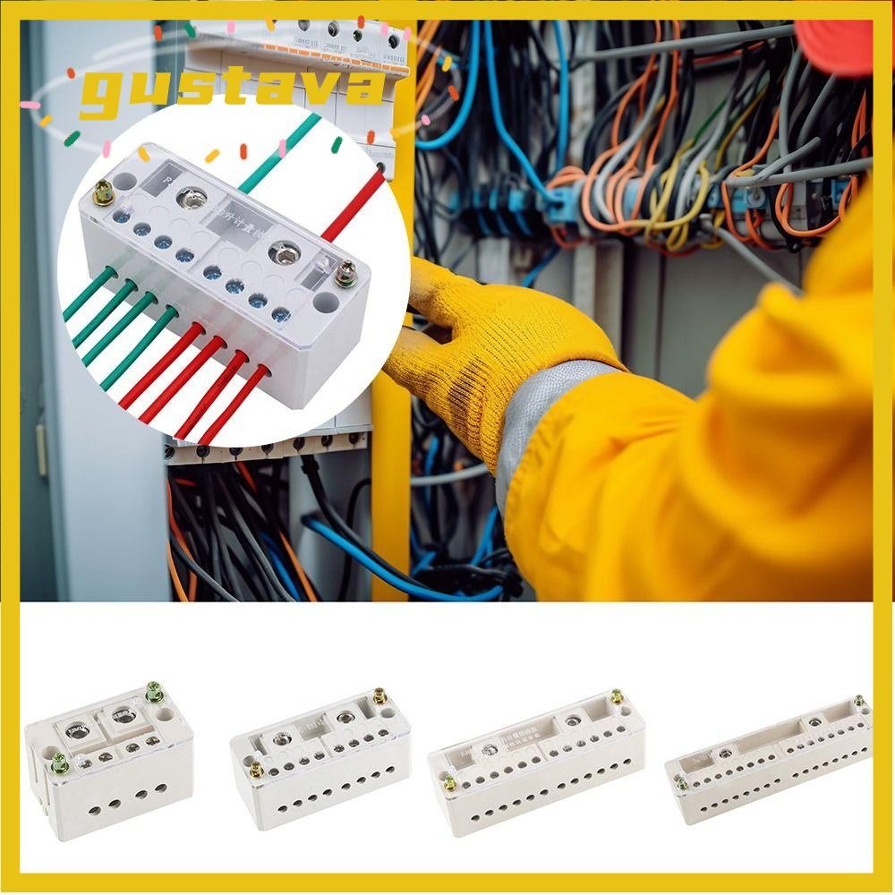 GUSTAVA Single Phase Going Terminal Box, ABS/Copper White Distribution ...