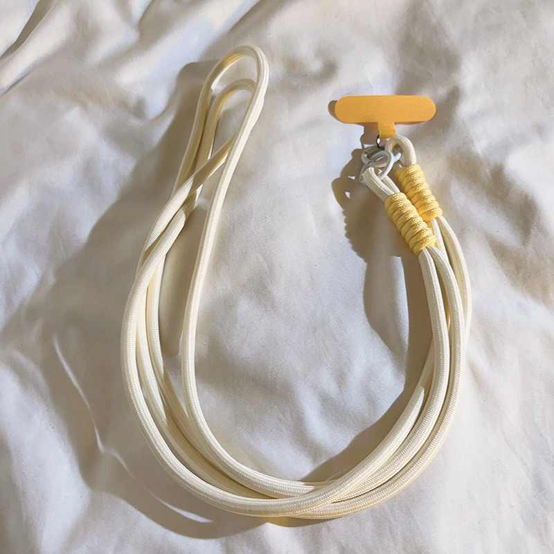 Creative ins Solid Color Braided Long Rope Mobile Phone Lanyard ...
