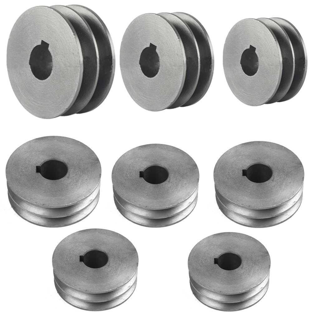 B2-400 Triangle Pulley B Type Double Slot 2B Outer Diameter 400 Cast Iron Motor Belt Pulley 8 thumbnail image