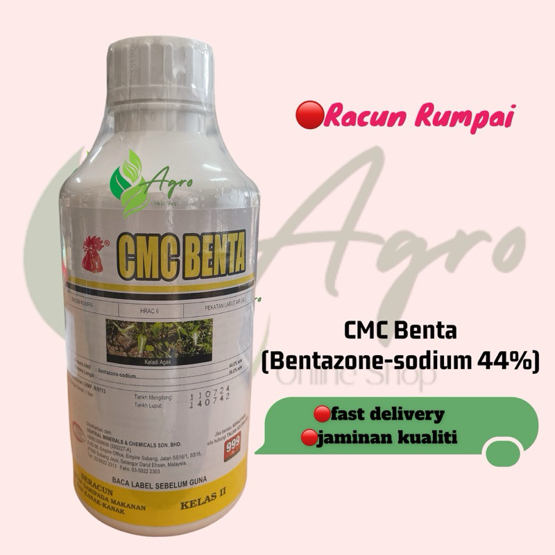CMC Benta 1Liter Racun Rumpai|Bentazone-sodium 44%|Sama basagran ...