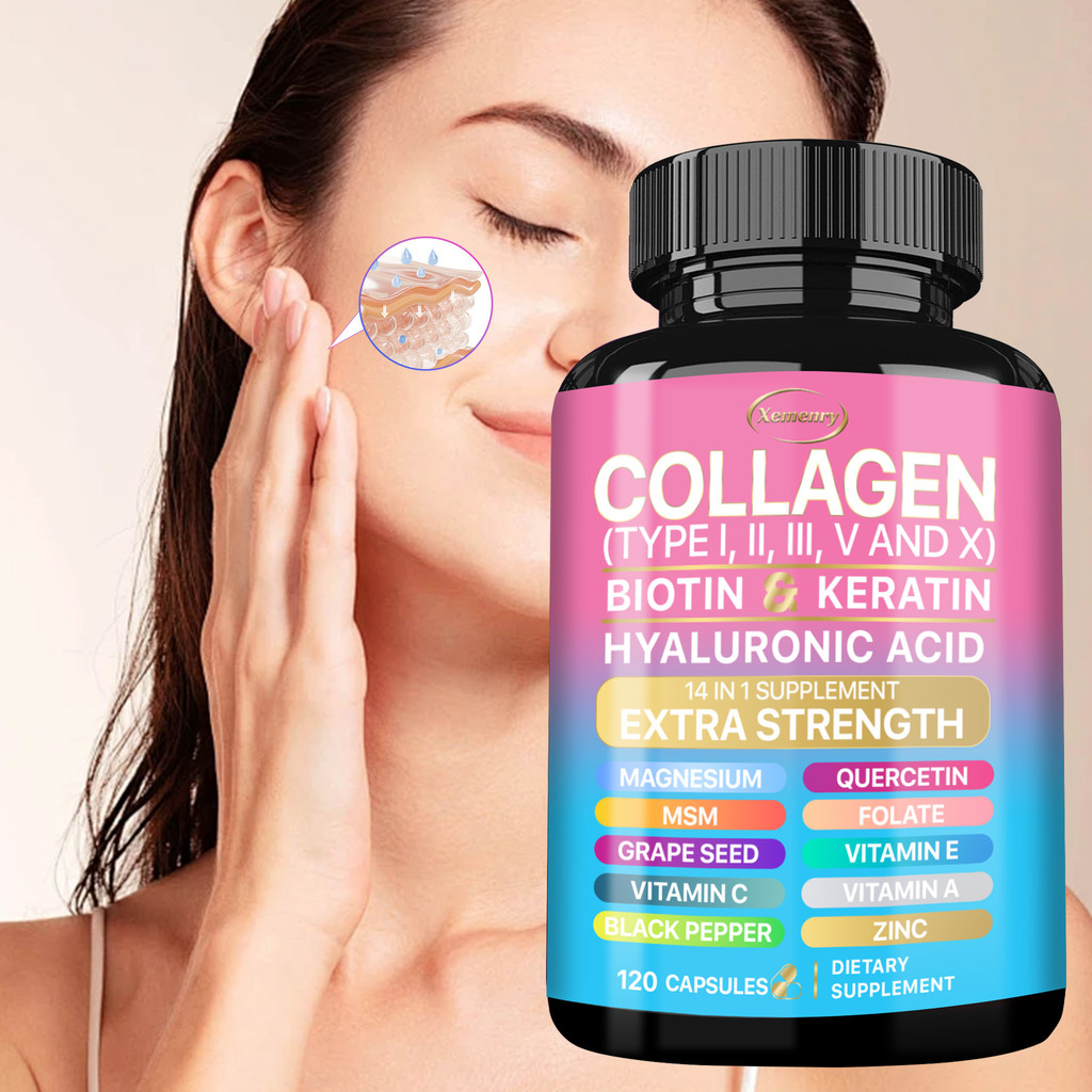 Collagen Peptides Powder Zoyava Collagen Peptides Biotin - Foto 9