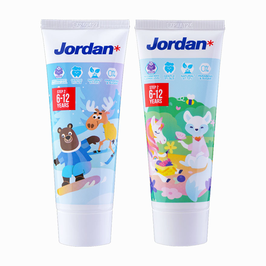 JORDAN Kids Step 2 6-12 Years Toothpaste Grape 75g | Shopee Malaysia