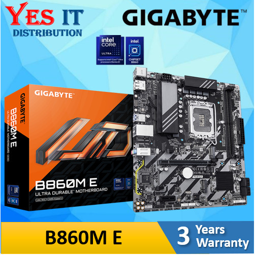 GIGABYTE B860M E DDR5 Intel LGA 1851 mATX Motherboard + Ultra 5 7 ...