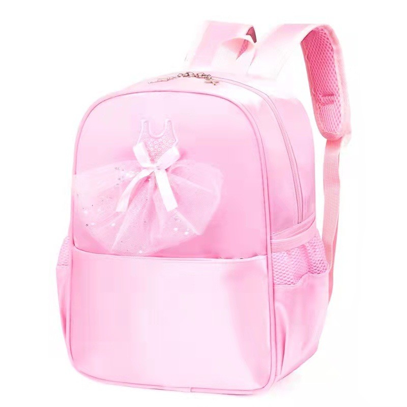Dance Bag Big Boy Girl Children Ballet Backpack Gauze Skirt Bow Latin ...