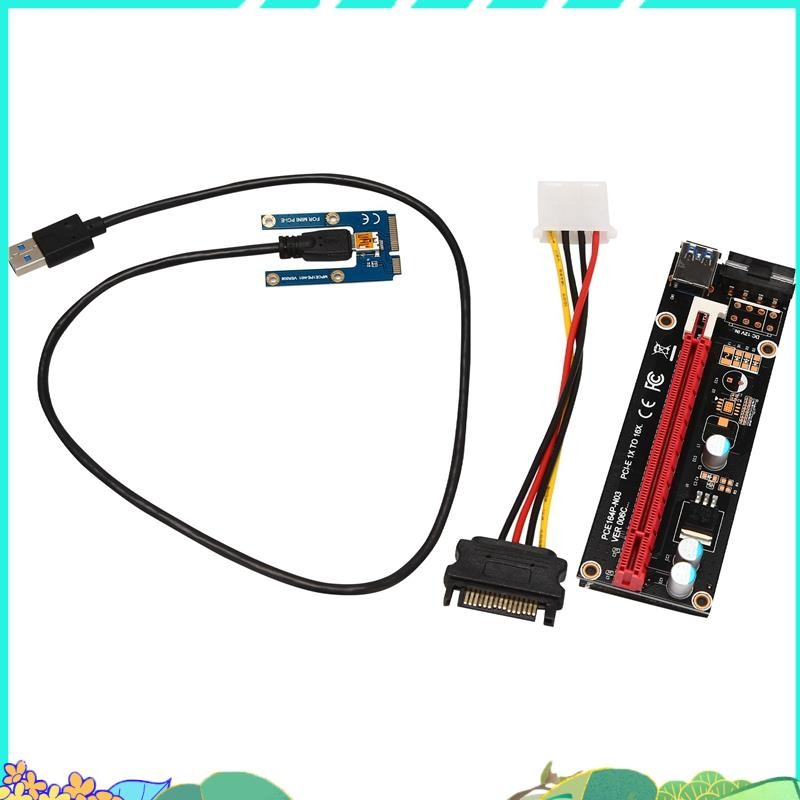 Mini PCIe to PCI Express 16X Riser for Laptop External image Card BTC ...