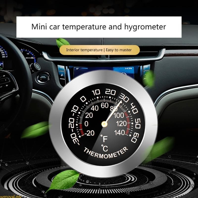 weroyal Mini Mechanical Temperature Humidity Detector Car