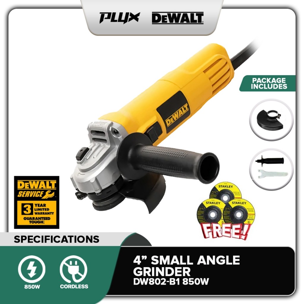 Dewalt 850w 10mm Angle Grinder with slider switch (DW802) | Shopee Malaysia