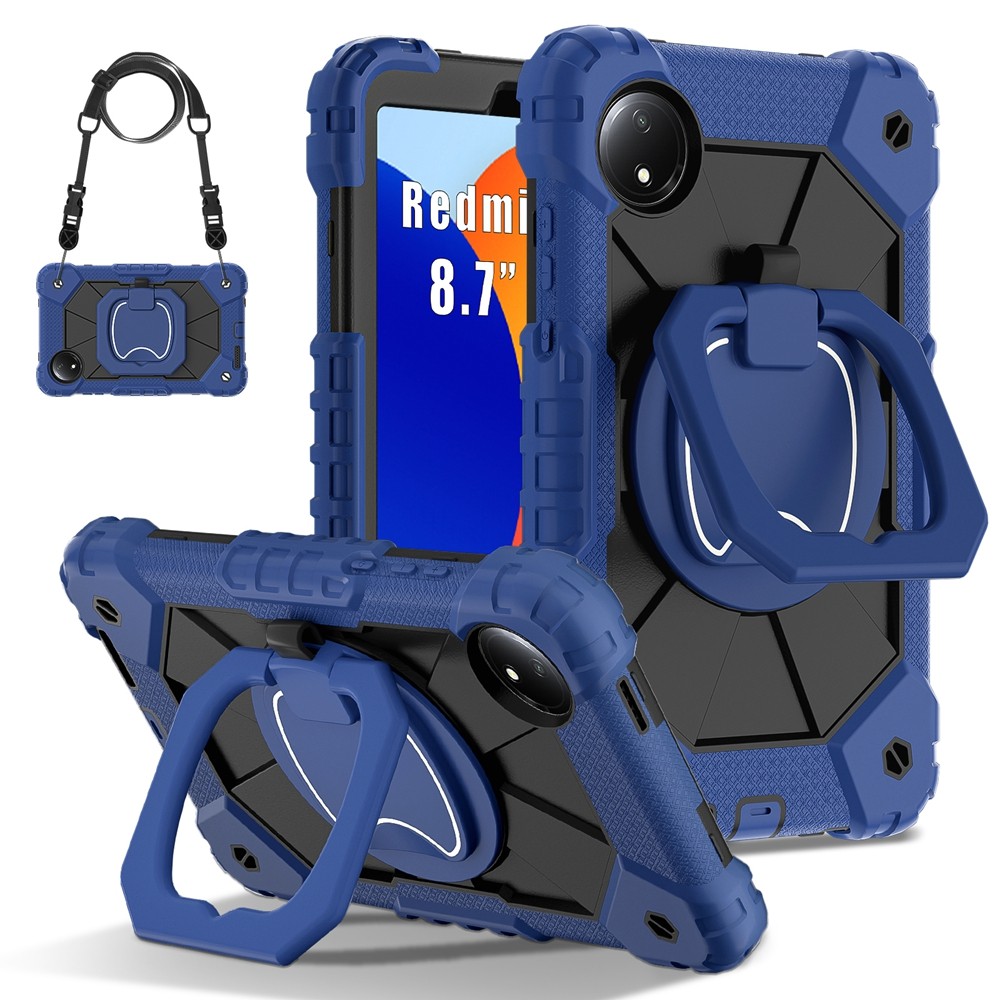For Xiaomi Redmi Pad SE 8.7 4G 2024 Case Shockproof Silicon PC Pull ...