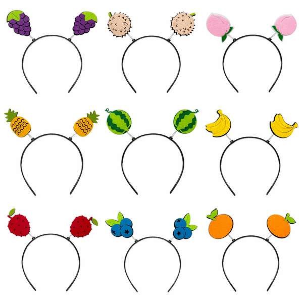 hair rope getah rambut Tembikai comel, buah-buahan, ikat kepala, durian ...