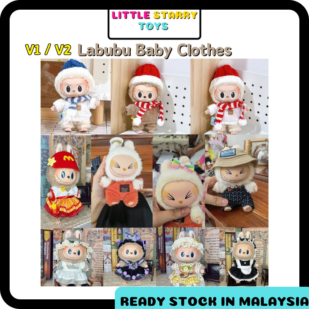 Ready Stock ! (Only Baby Clothes) v1 v2 Labubu Baby Clothes Use Labubu ...