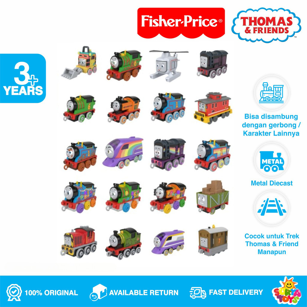 NEW LOOK Thomas & Friends Metal Engine | Shopee Malaysia