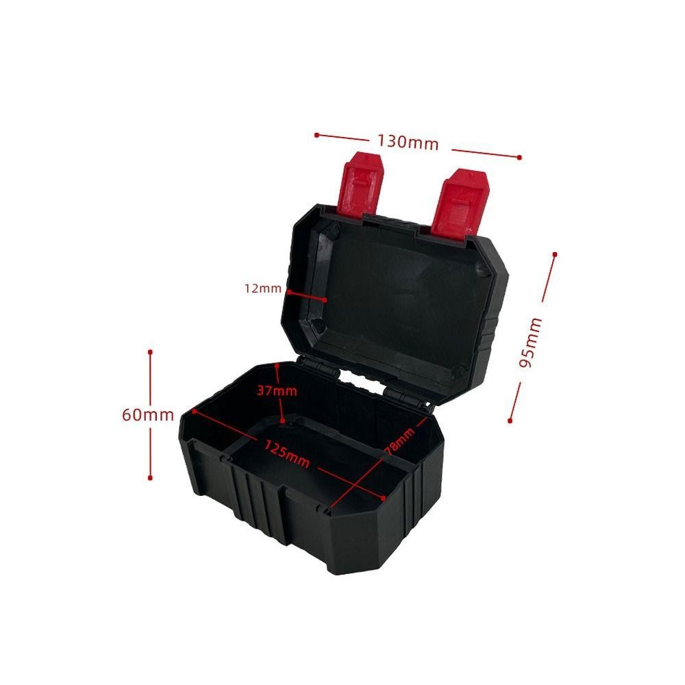 NORBORTO Plastic Toolbox, Parts Box Tool Organizer Tool Storage Bags ...