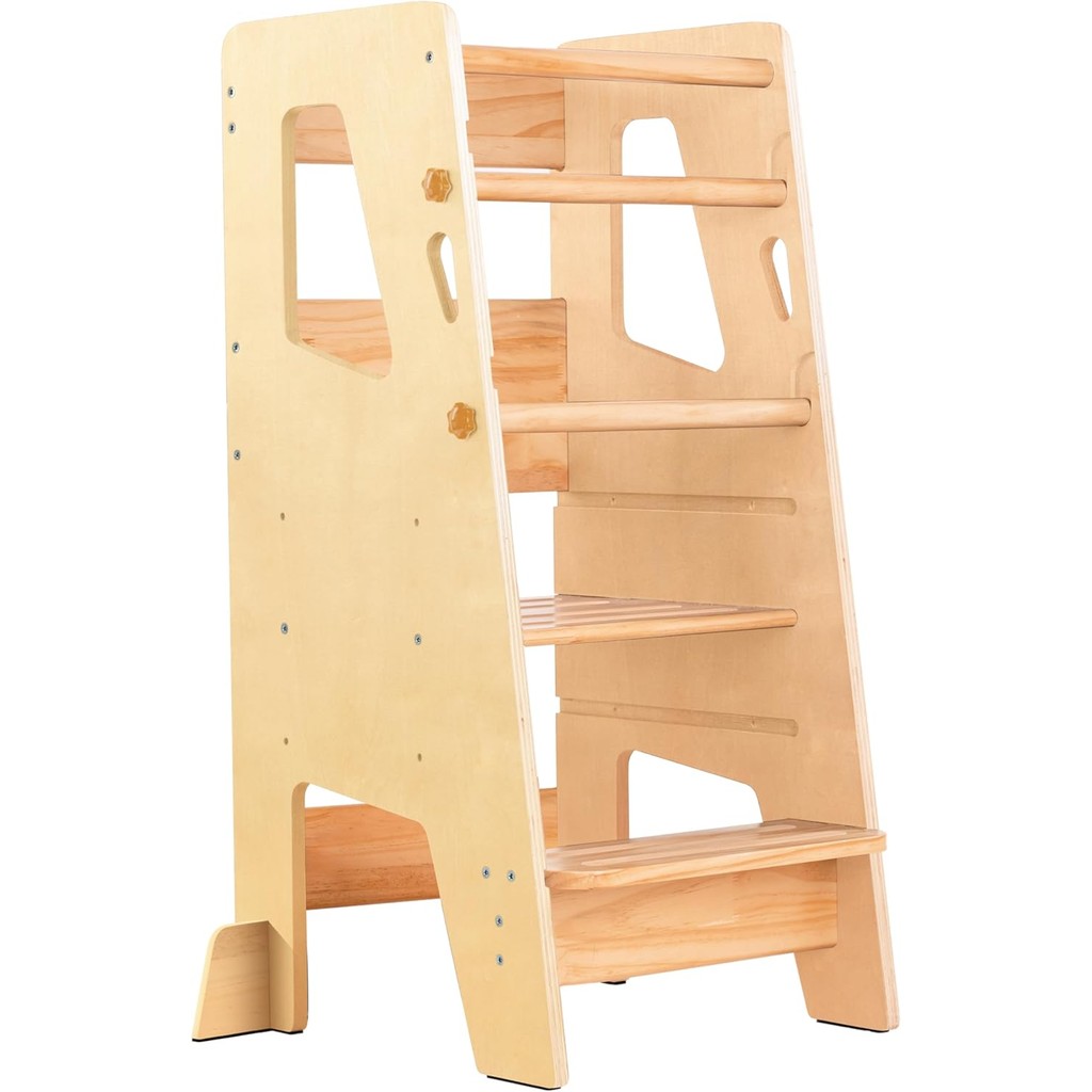 Toddler Standing Tower - Adjustable Height Toddler Kitchen Stool Helper ...