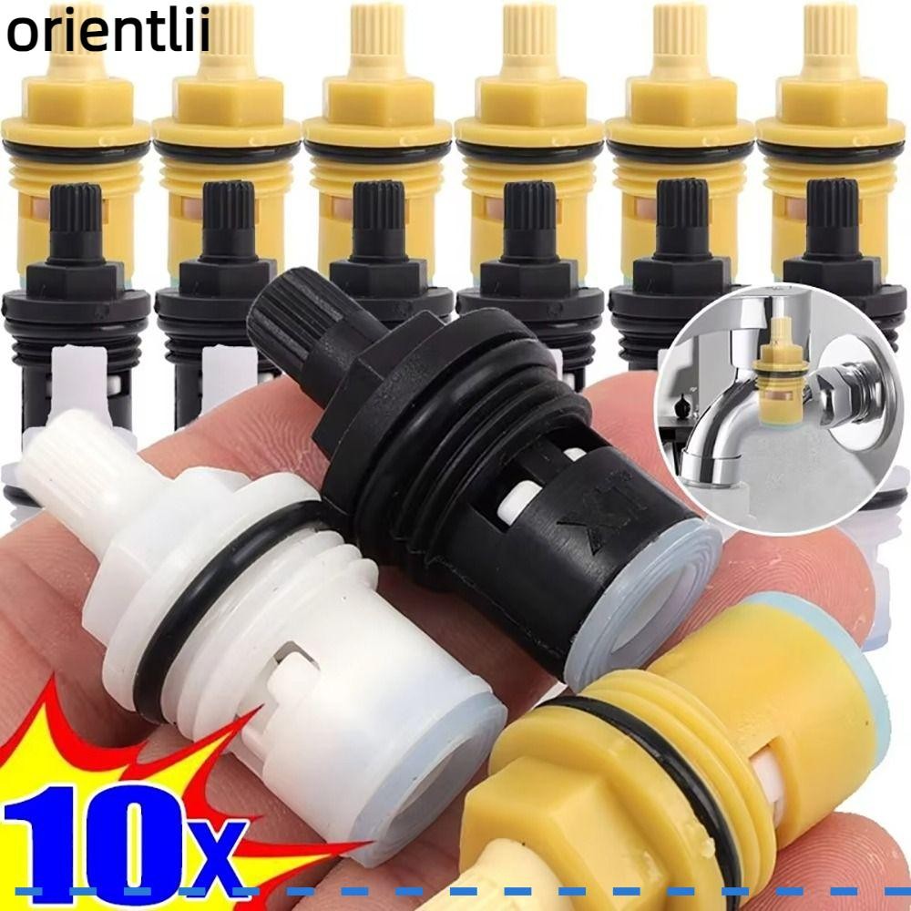 ORIENTLIIY 10Pcs Plastic Faucet Cartridge, Replacement Repair Part ...